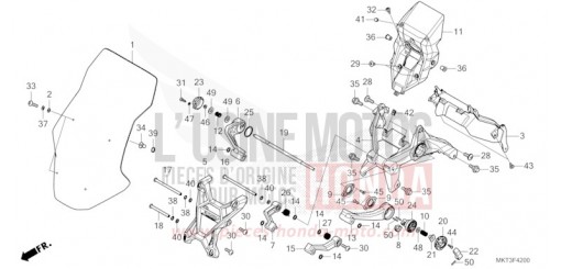 PARE-BRISE ADV750R de 2024
